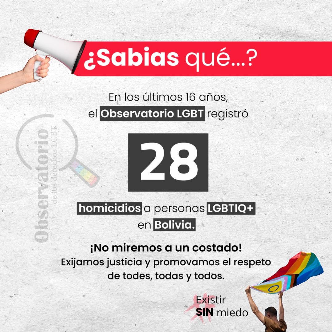 Homicidios a personas LGBTIQ+ en Bolivia