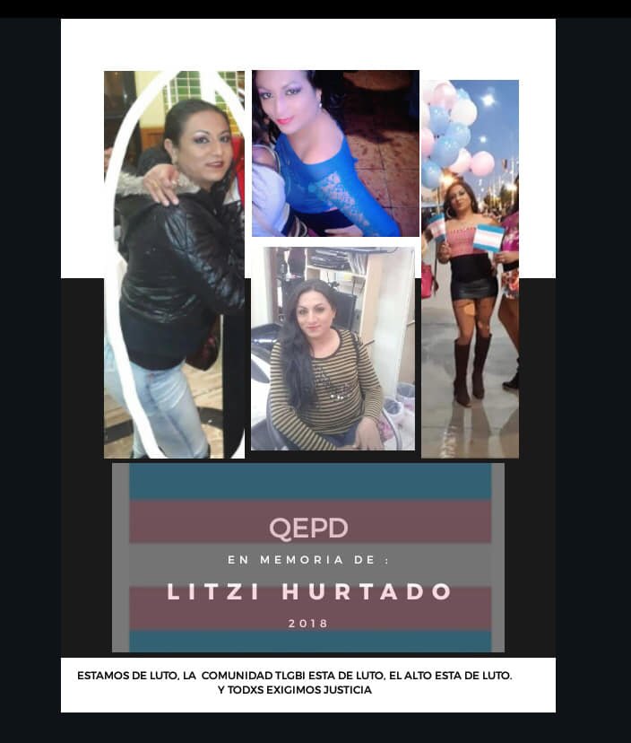 El Alto: Muere apuñalada una transexual