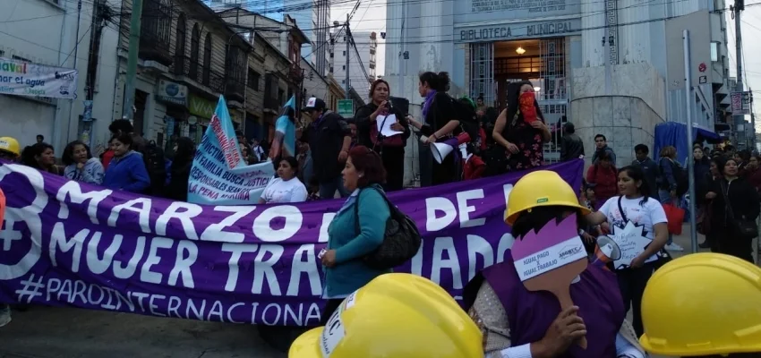 Nota de Prensa Marcha 8M por el Día Internacional De La Mujer Trabajadora